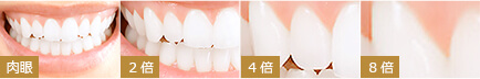 2倍から8倍まで拡大できます